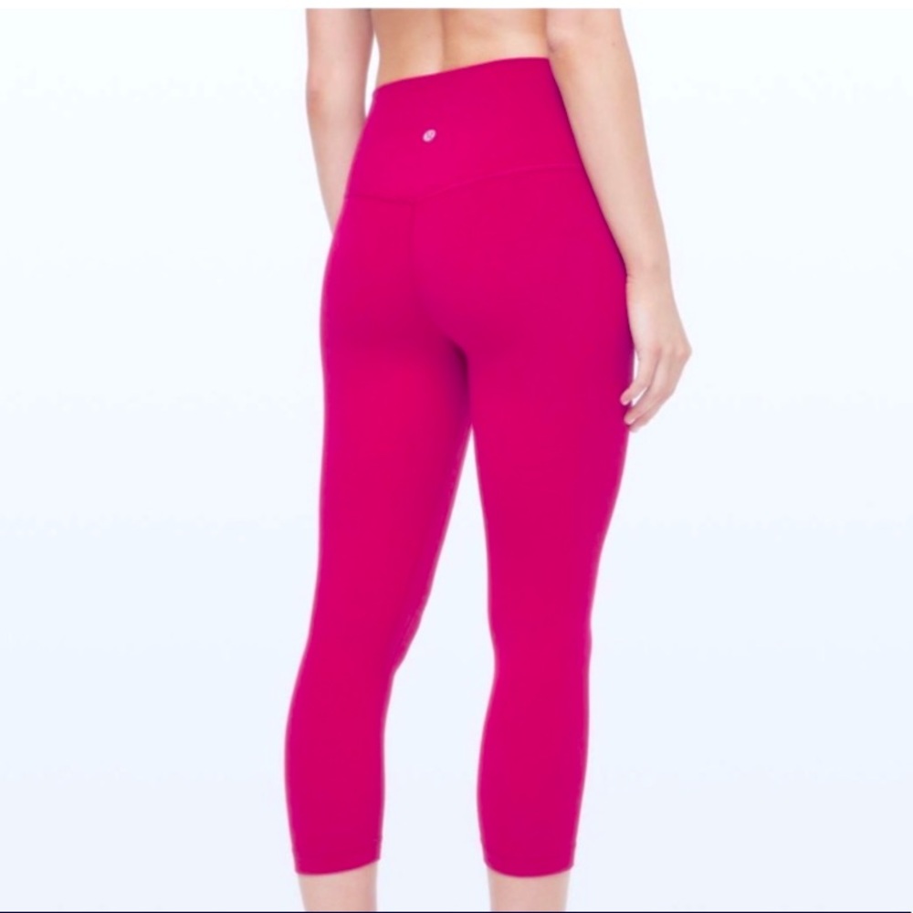 Lululemon Align Cropped Pink Leggings